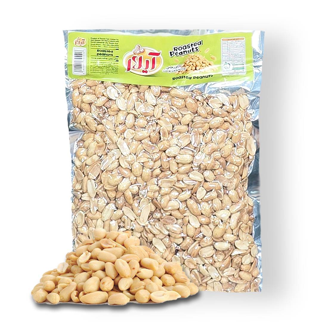 تصویر 1000.00 گرمی بادام زمینی برشته بدون طعم آیلار